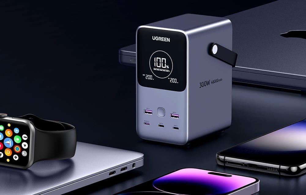 Karikues portativ UGREEN, 48000mAh, 300W, i zi