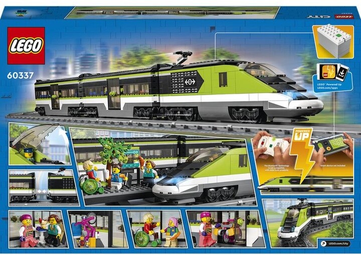 Set lodër LEGO® City 60337 Express train, 764 pjesë