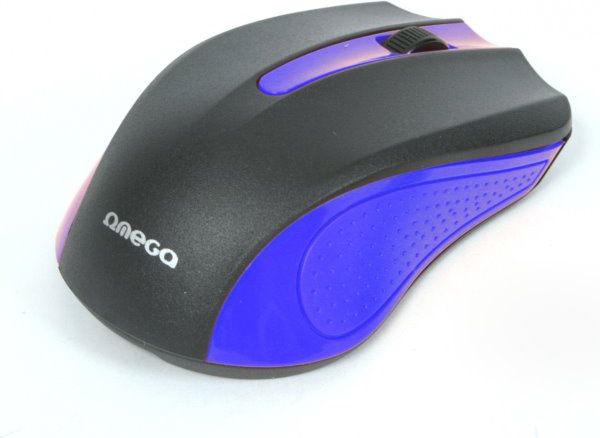 Mouse Omega OM05BL, optik, 1000 dpi, me kabllo, i zi