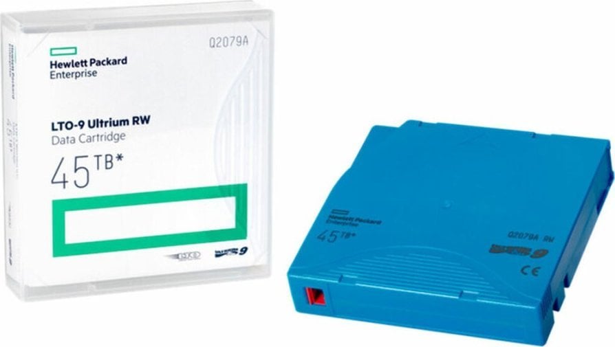 Kasetë ruajtëse HPE LTO-9 Ultrium RW, 45TB, set 20 copë, me kuti mbrojtëse