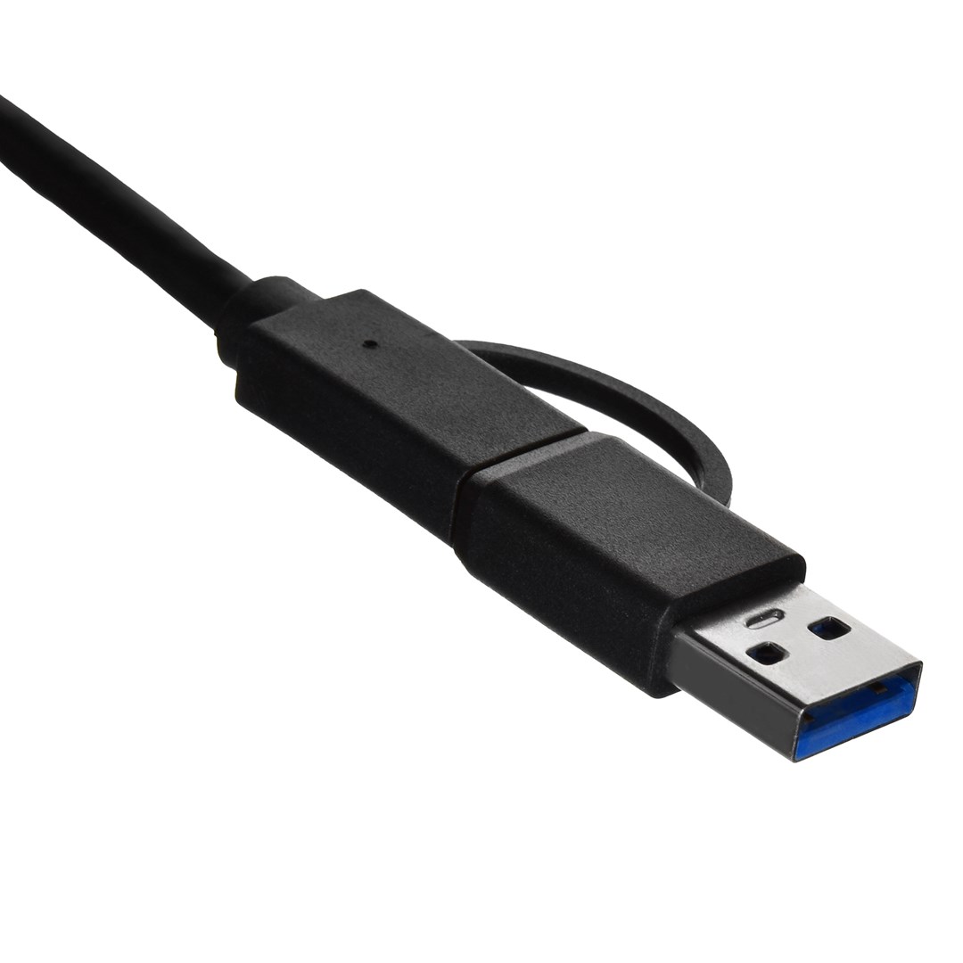 Адаптер Unitek U1313C, USB-A/C во RJ45, 2.5 Gbps, сив