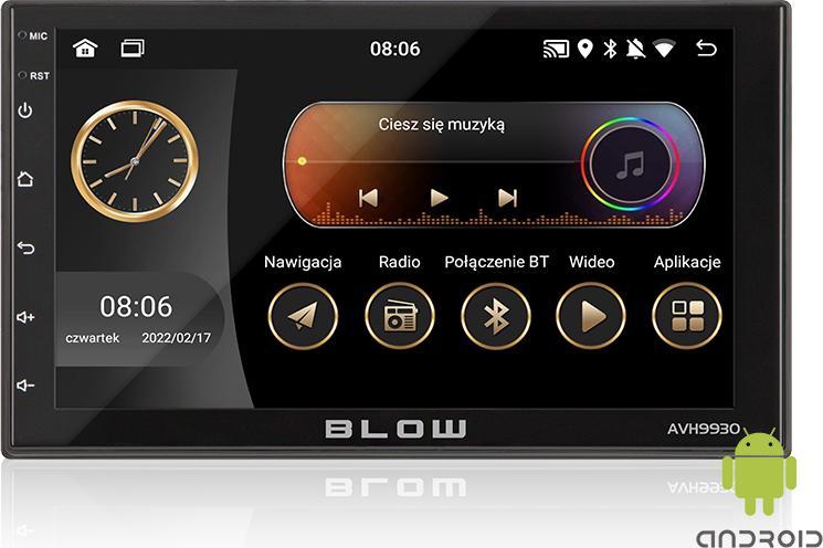 Radio makine Blow AVH-9930 2DIN, ekran 7", GPS, Bluetooth