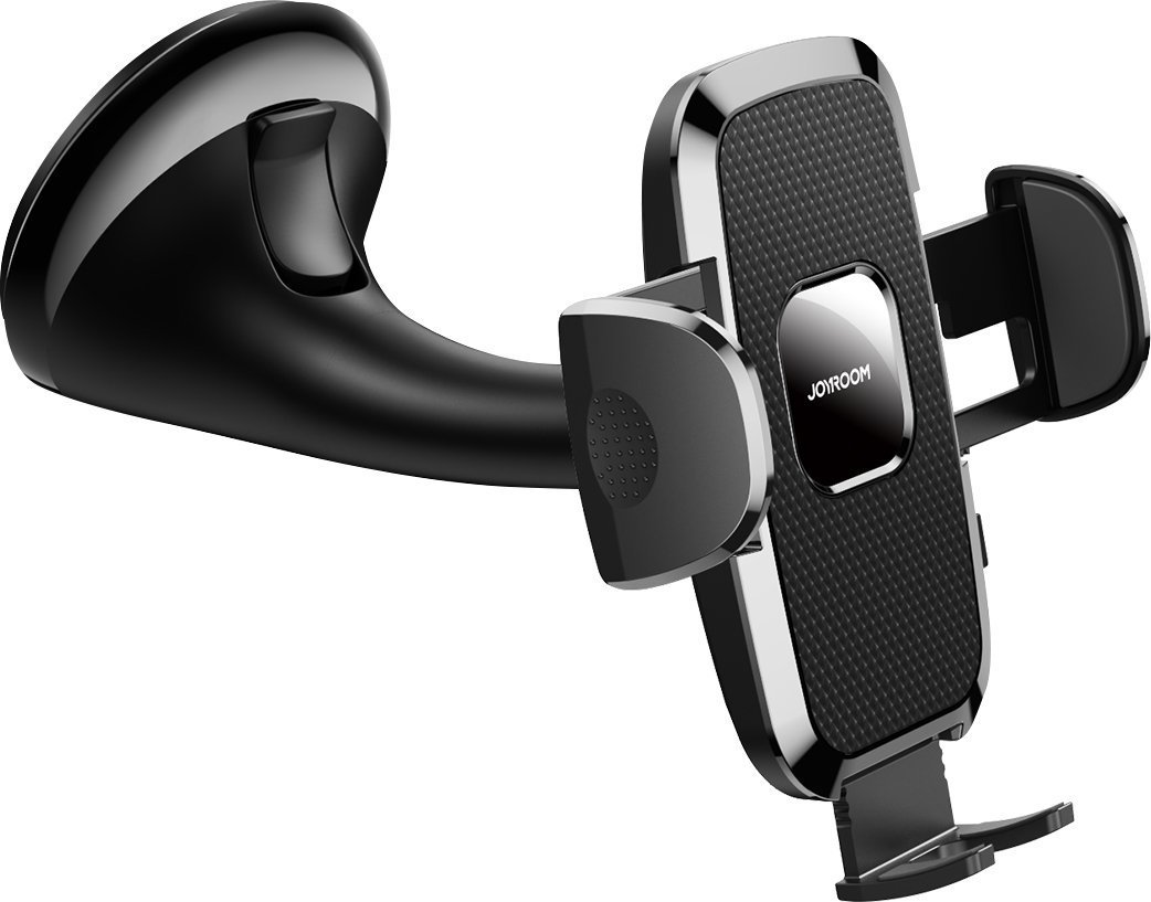 Mbajtëse telefoni për veturë Joyroom JR-ZS259, për pult dhe xham, rrotullim 360°, e zezë