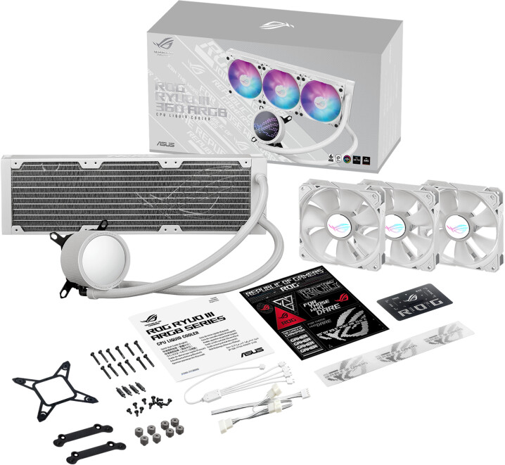 Ftohës ASUS ROG RYUO III 360 ARGB WHITE EDITION