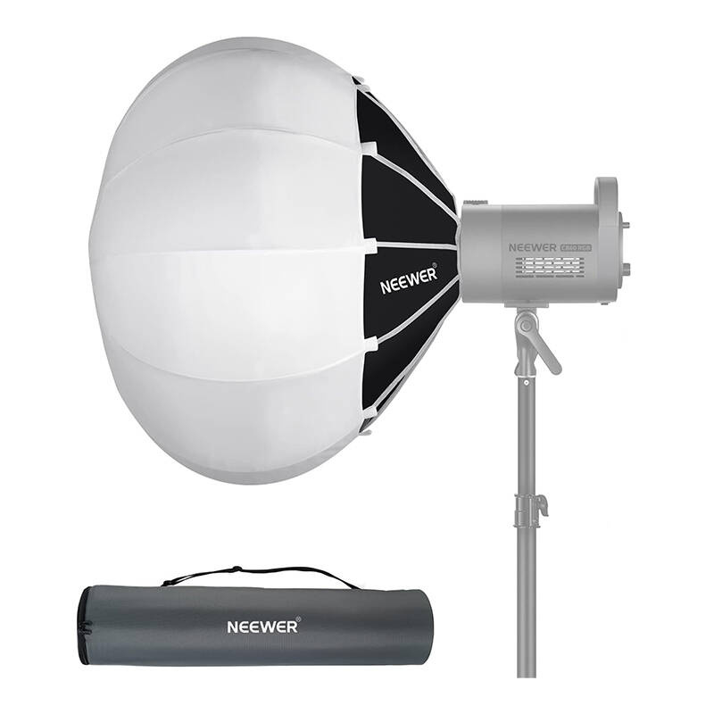 Softbox feneri NEEWER NS65L, 65cm, difuzion 360°, i bardhë e zi