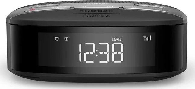 Radio alarm Philips TAR3505/12, DAB+, FM, e zezë