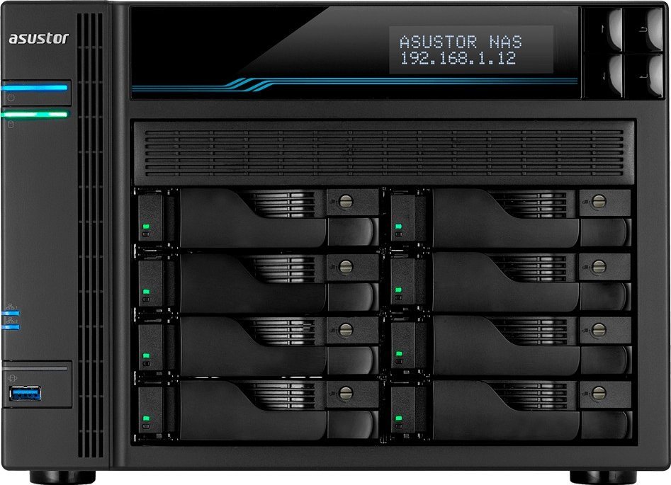 Server NAS Asustor Lockerstor 8 AS6508T, 8 slote, 10GbE, i zi
