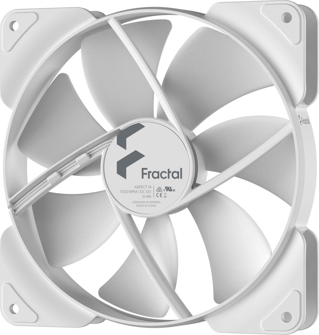 Ftohës Fractal Design Aspect 14, 140 mm, i bardhë