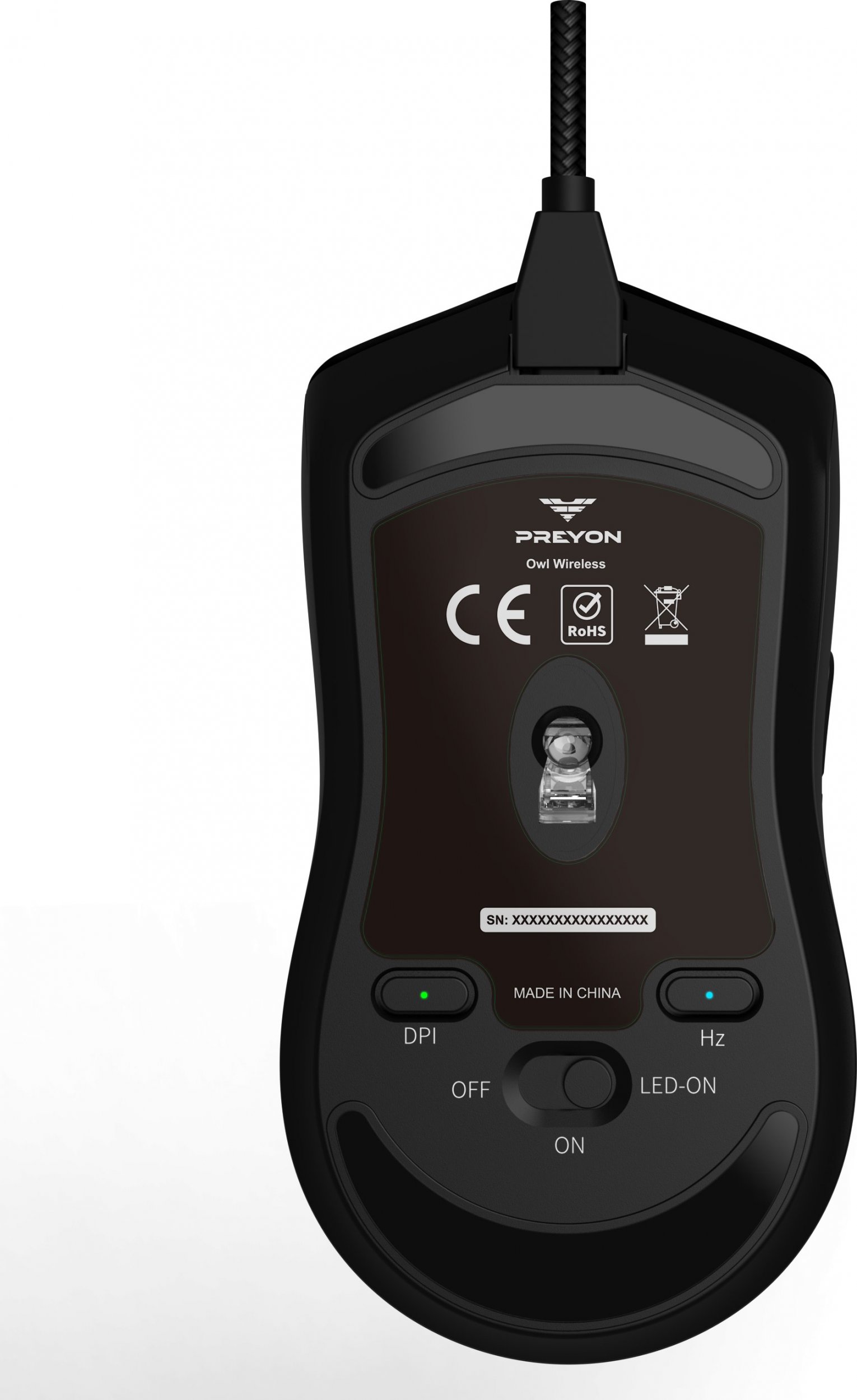 Maus Preyon Owl Wireless, i zi