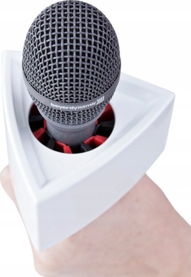 Flamur mikrofoni Rycote Single Triangular, trekëndor, i bardhë