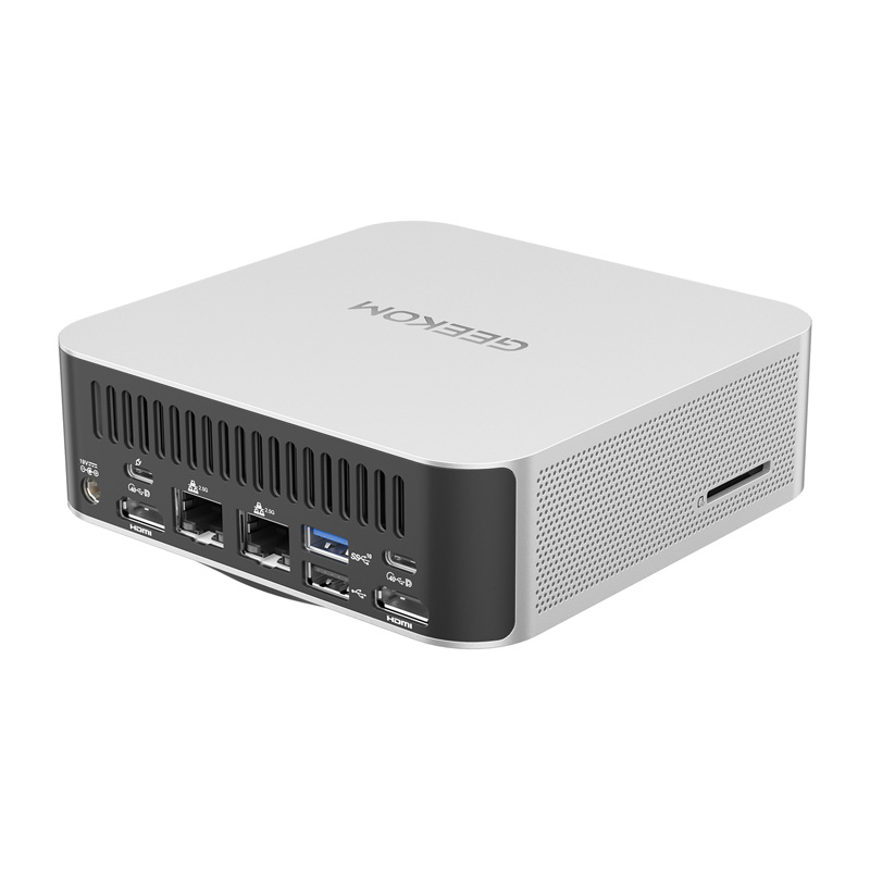 Mini PC GEEKOM A7 MAX, Ryzen 9 7940HS, 16GB RAM, 1TB SSD, Windows 11 Pro, i bardhë