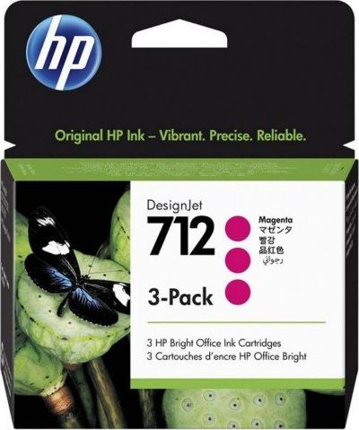 Ngjyrë për printer HP 712 3-Pack, Magenta