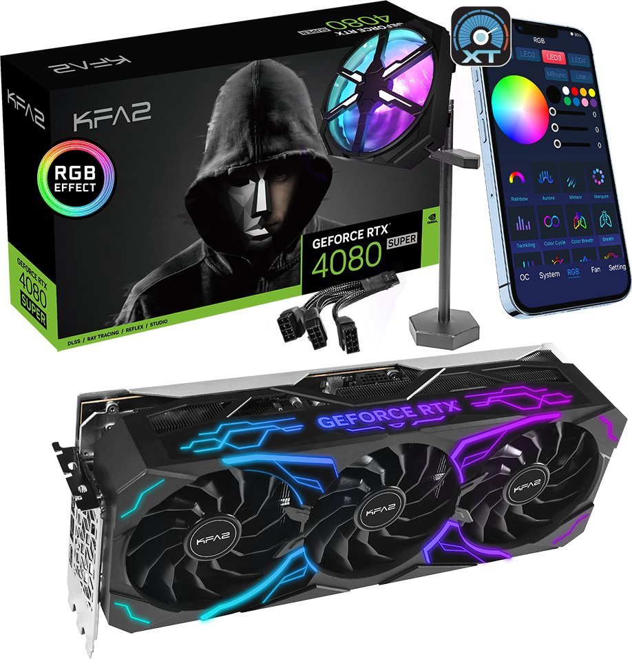 Kartelë grafike KFA2 GeForce RTX 4080 SUPER SG 1-Click OC 16GB GDDR6X