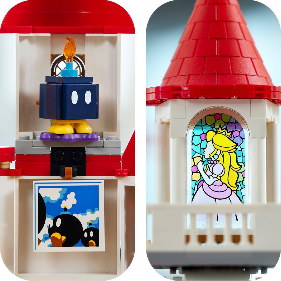 Set zgjerimi LEGO® Super Mario™ 71408 Peach Castle, 1216 pjesë
