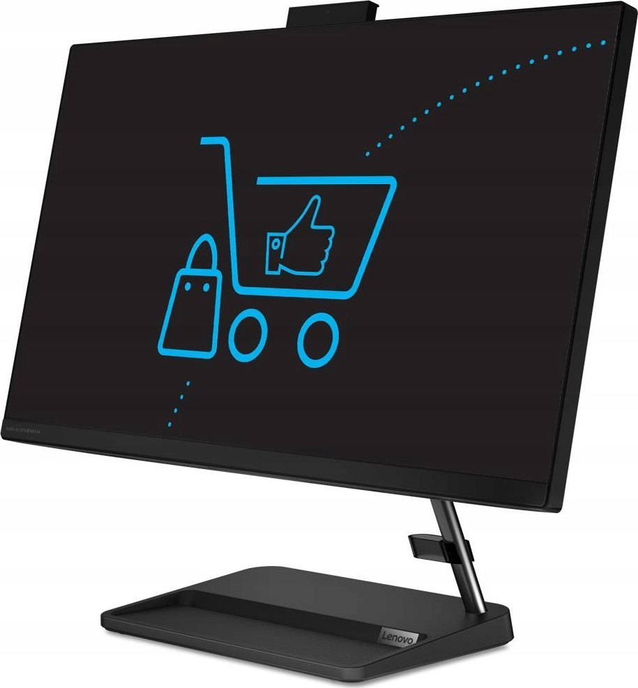 Kompjuter AIO Lenovo IdeaCentre 3 27IAP7, 27" FHD, i5 12‑gjeneratë, 16GB RAM, 512GB SSD, i zi