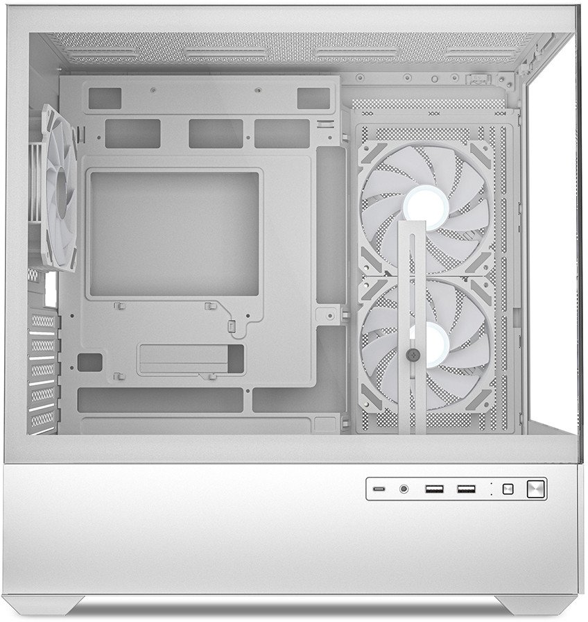Kasa PC Sharkoon MK6 RGB, MIDI Tower, për gaming, e zezë