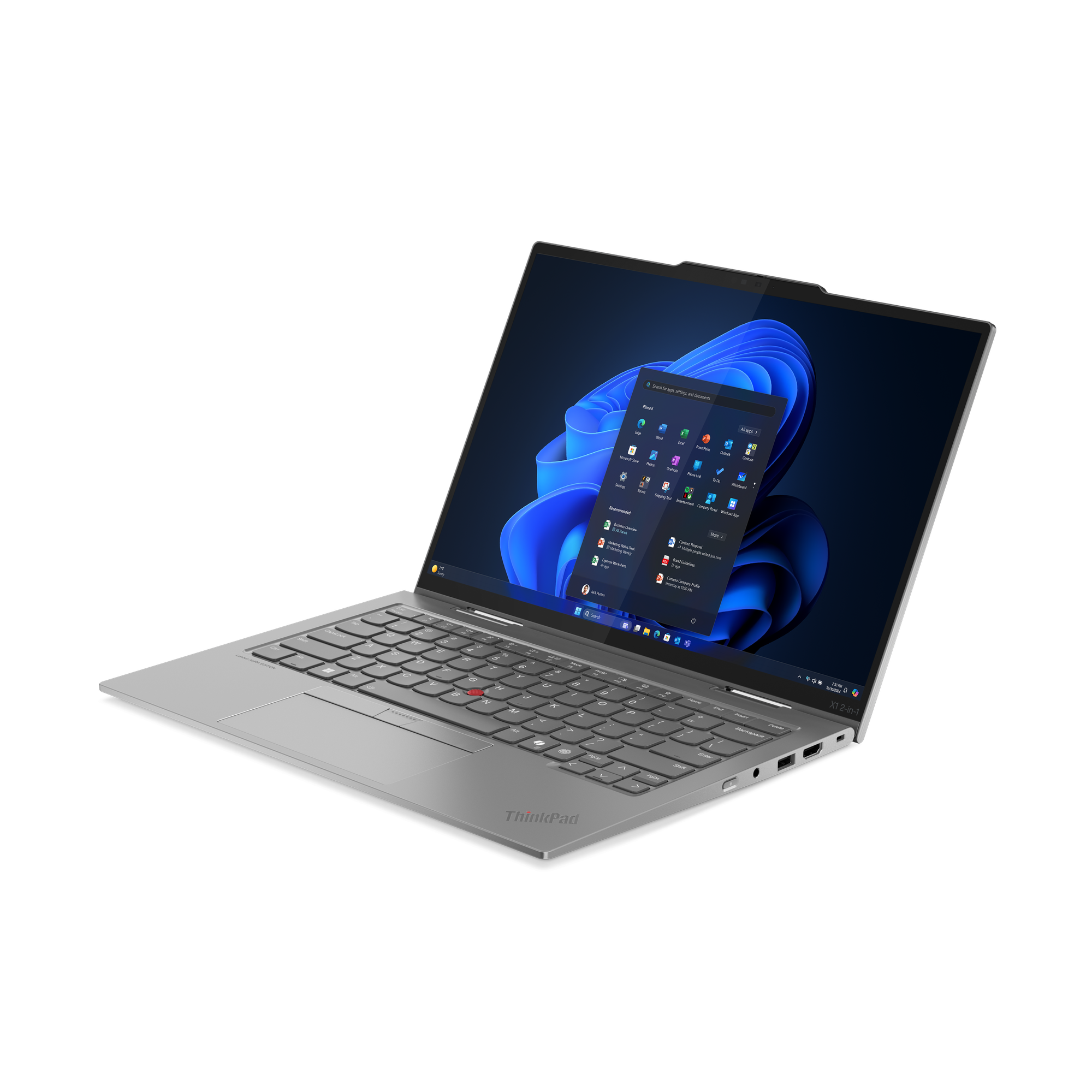 Laptop Lenovo ThinkPad X1 2 in 1 Gen 10, 14" WUXGA Touch, Intel Core Ultra 7, 32GB RAM, 2TB SSD, i zi
