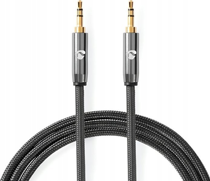 Kabllo audio Nedis Profigold, AUX 3.5mm mashkull mashkull, 2m, e artë