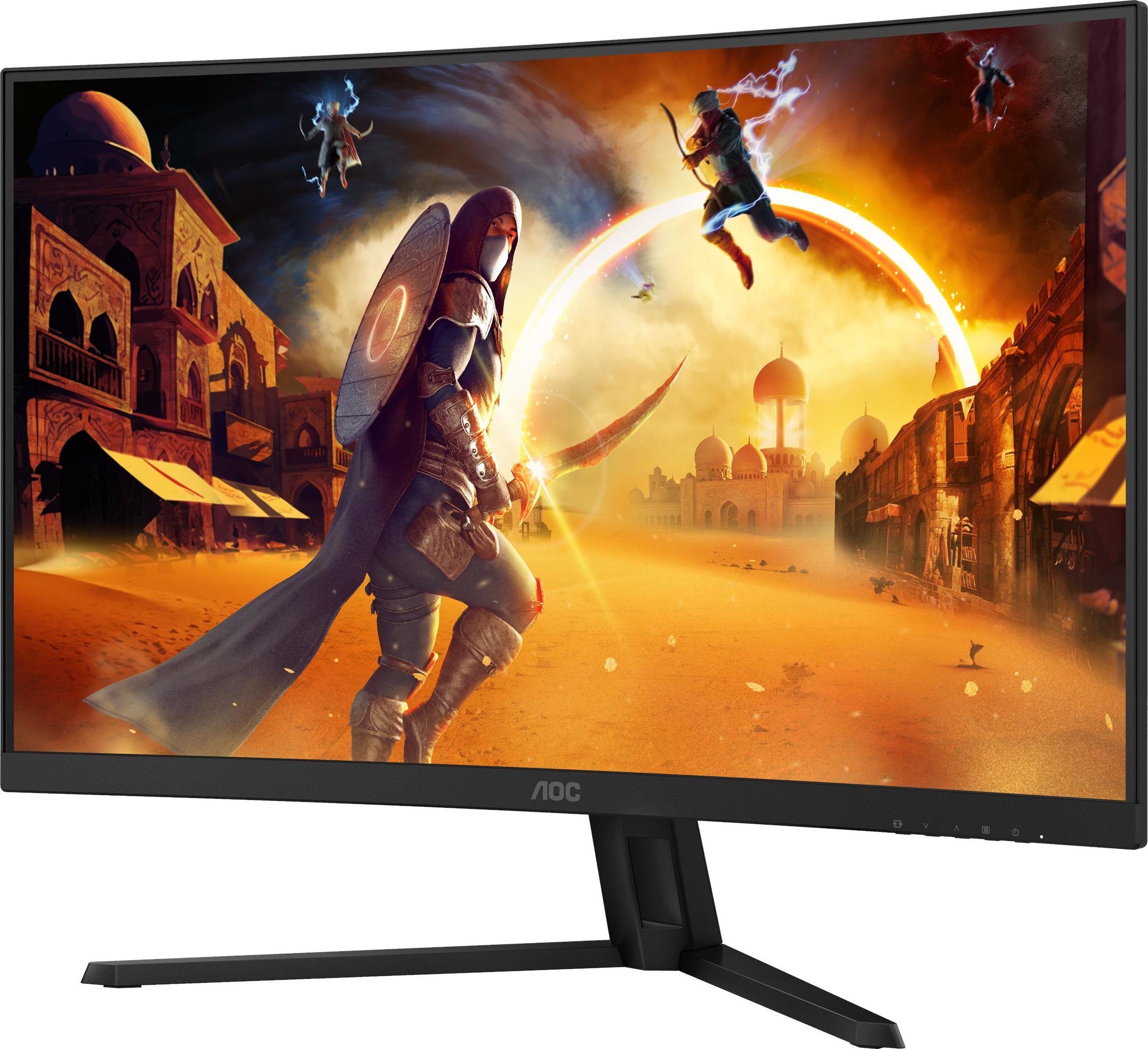 Monitor gaming AOC G4 CQ32G4VE, 31.5", QHD 2560x1440, 165Hz, i zi gri