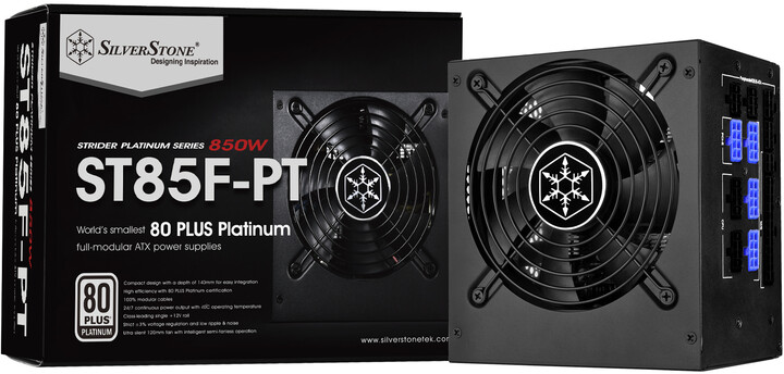 Burim energjie SilverStone Strider Platinum SST-ST85F-PT , 850W