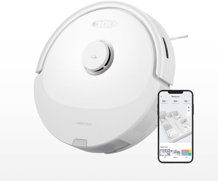 Робот правосмукалка Roborock Q8 Max, бела боја