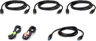 Set kabllosh KVM ATEN 1.8m, USB DisplayPort, Triple Display, i zi