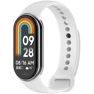 Byzylyk zëvendësues Eternico Essential për Xiaomi Smart Band 8, silikon, Cloud White
