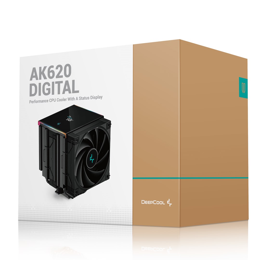 [OUTLET] Ftohës për procesor Deepcool AK620 Digital, ARGB, i zi