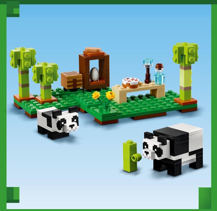 Set LEGO® Minecraft 21245 Panda's Sanctuary, 553 pjesë