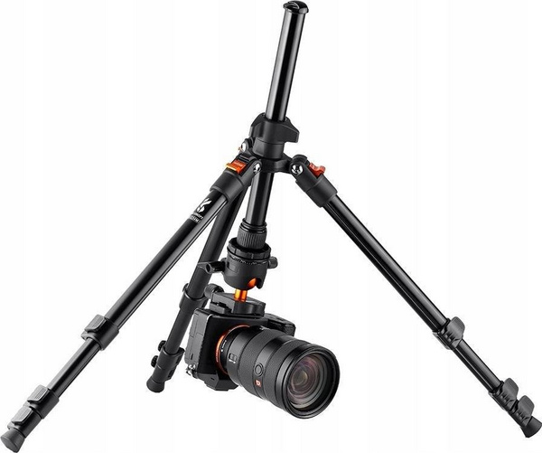 Tripod K&F, kokë magnezi 3D, 8 kg