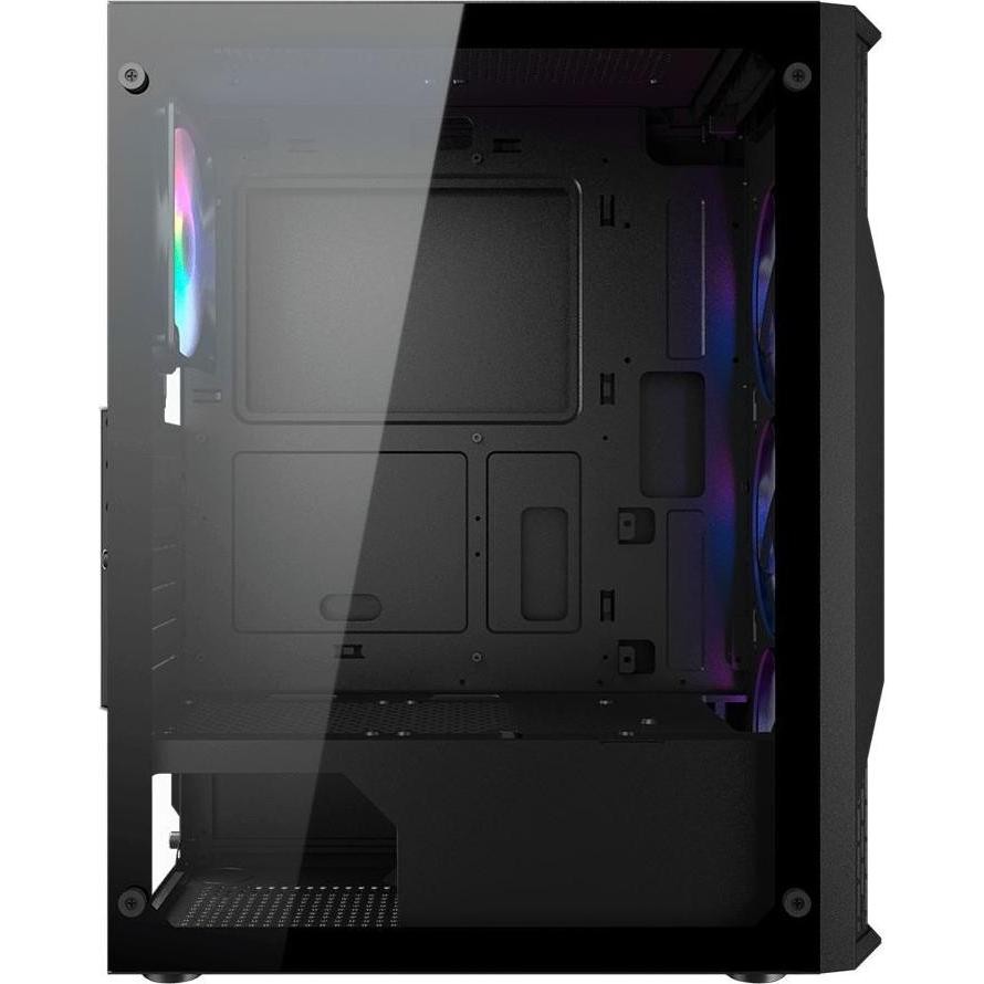 Kuti PC Cougar MX110 RGB, Mid Tower ATX, panel xhami, e zezë