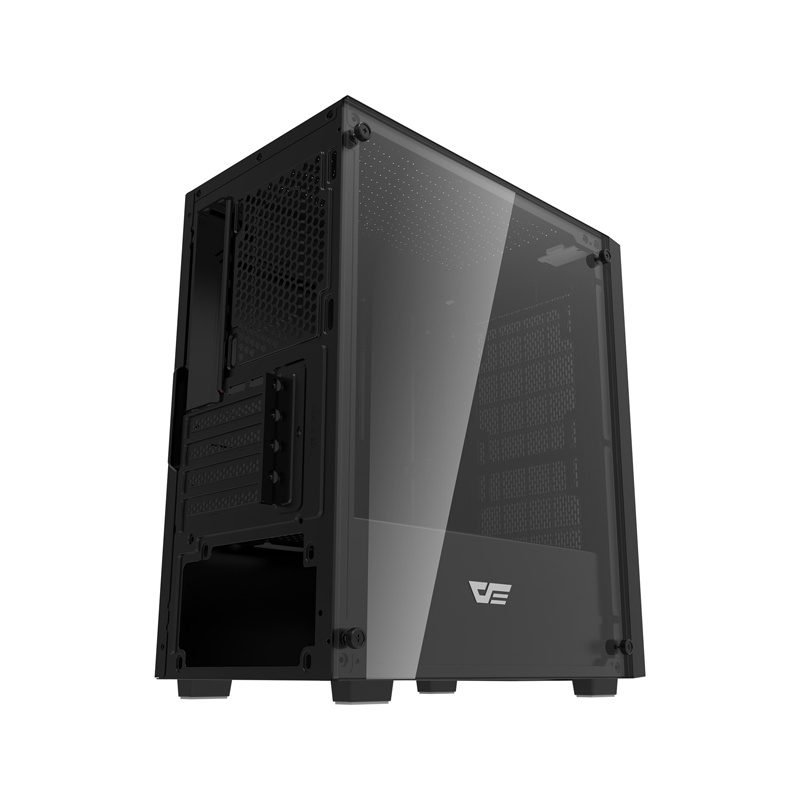 Kutia kompjuterike Darkflash M305 Mesh, M ATX, xham i temperuar, e zezë