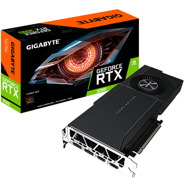 Kartelë grafike Gigabyte GV-N3090TURBO-24GD NVIDIA GeForce RTX 3090 24 GB GDDR6X
