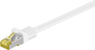 Kabllo rrjetike Goobay RJ45 CAT 6A S/FTP, 0.5m, 500 MHz, e bardhë