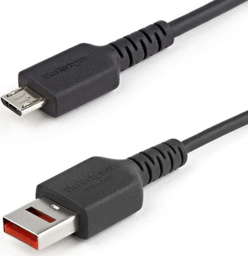 Kabllo karikues StarTech.com USBSCHAU1M, USB A në Micro USB, 1m, i zi