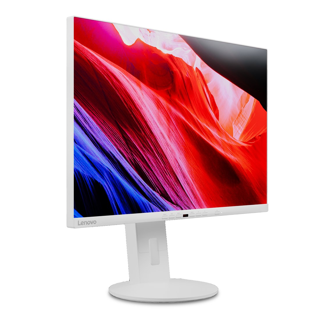 Monitor Lenovo ThinkVision C24d-20, 24", 1920 x 1200, i bardhë