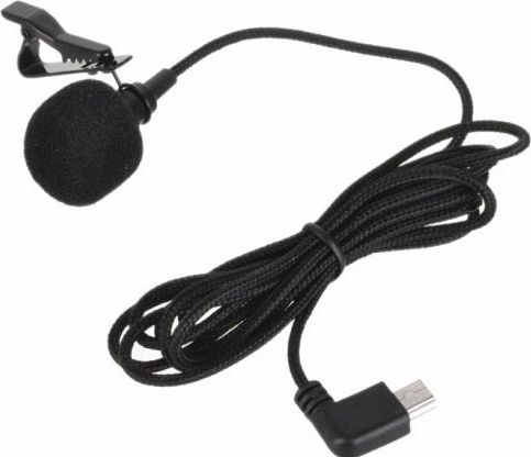 Mikrofon SJCAM SJ6 SJ7 SJ360, omnidireksional, me kapëse, i zi