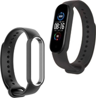 Rrip silikoni për byzylyk Xiaomi Mi Band 7, i zi