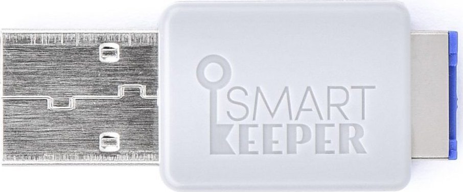 USB Smart Keeper Basic, 32GB, me kyçje, blu e errët
