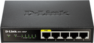 Ndërprerës D-Link DES-1005P, i zi