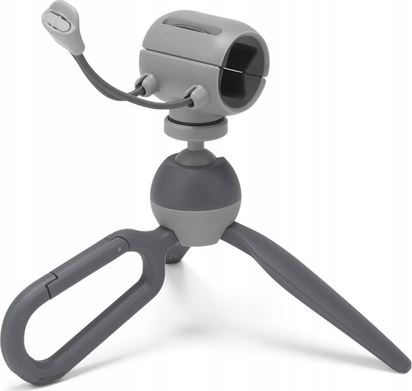 Tripod kompakt Joby HandyPod Clip, për kamerë dhe telefon, gri