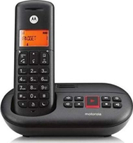 Receptor telefoni DECT Motorola E211, ekran LCD, integrim me sekretari telefoni, i zi