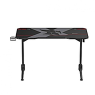 Tryezë gaming Serious Office Catalyst, 120x60cm, kapacitet 100kg, e zezë