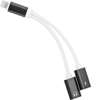 Përshtatës PremiumCord Lightning në 3.5mm jack audio + karikim Lightning 