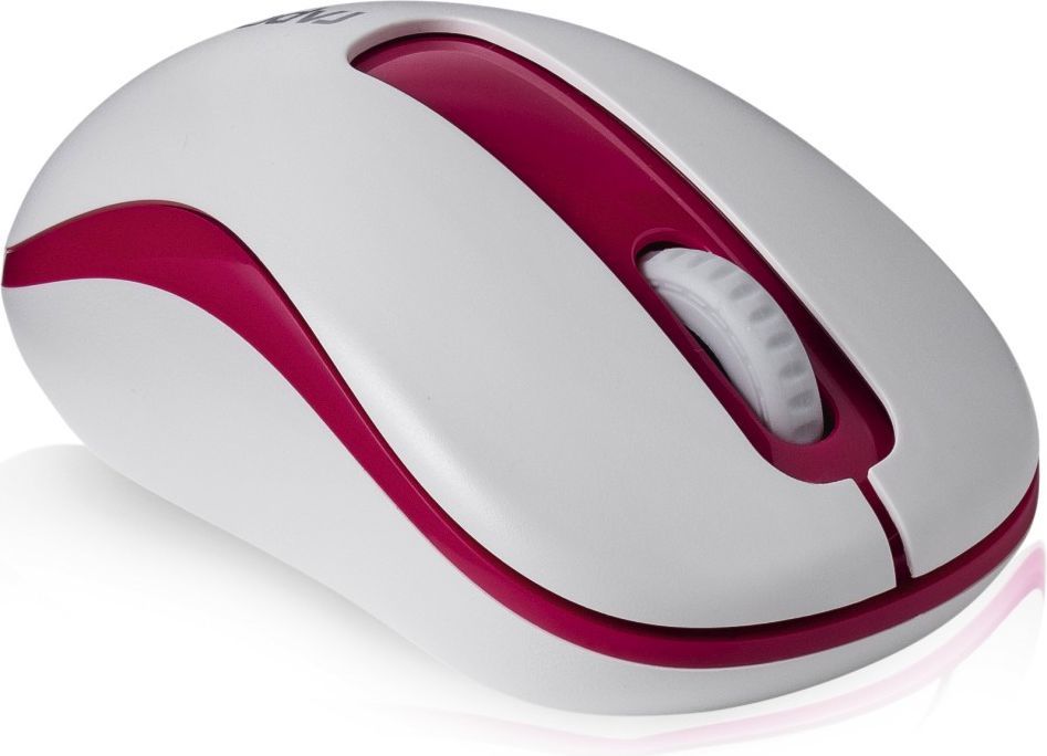 Maus Rapoo M10PLUS, wireless, USB, i bardhë dhe i kuq