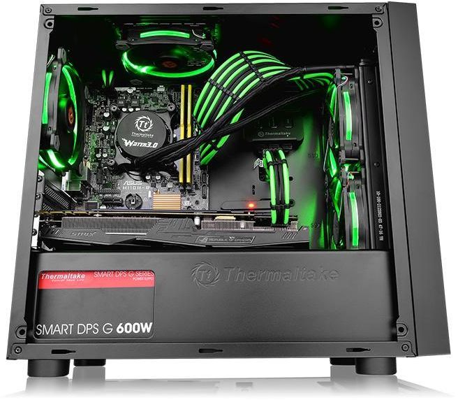 Kasë Thermaltake Versa H17 Window, Micro Tower