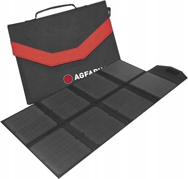 Panel diellor portativ AgfaPhoto SP120 717-858173, 120W, i palosshëm, i zi