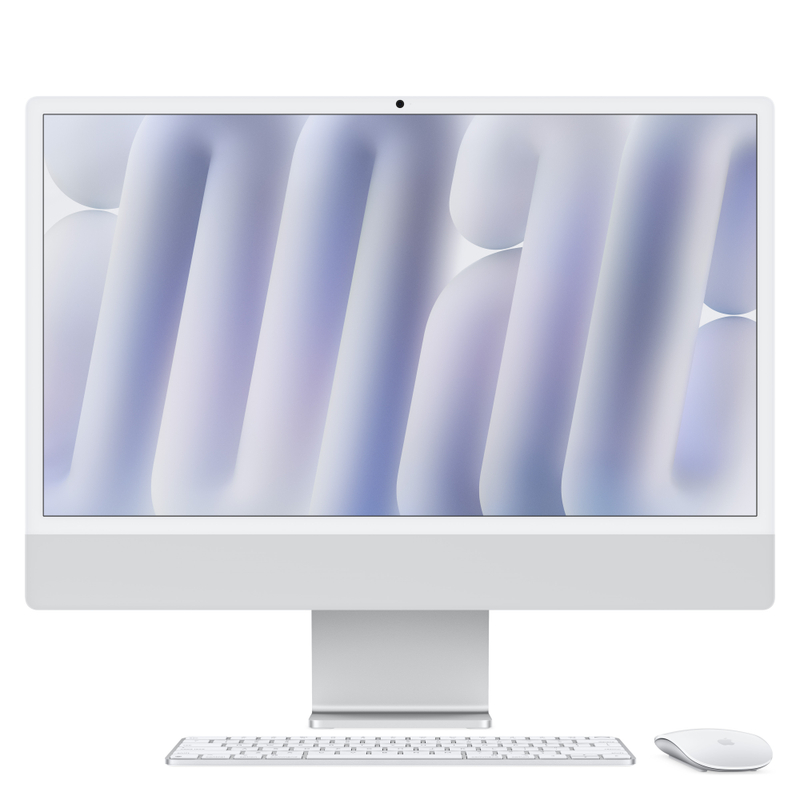 Apple iMac 24", M4 10‑core, 24GB, 512GB SSD, 10‑core GPU, Silver