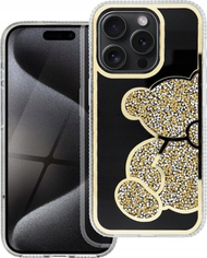 Këllëf telefoni Teddy Bear, për iPhone 12 Mini, PU TPU, shumëngjyrësh