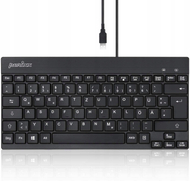 Tastierë Perixx PERIBOARD-426, USB, kompakte, e zezë